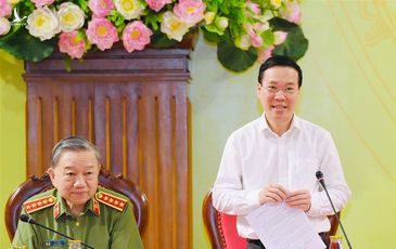 Chủ tịch nước Võ Văn Thưởng tham gia Đảng ủy Công an T.Ư