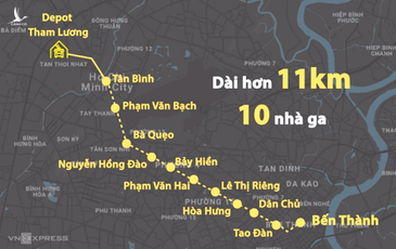 TP.HCM: Triển khai tuyến tàu điện Bến Thành – Tham Lương