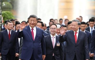 Tổng Bí thư Tô Lâm bước vào hội đàm với Tổng Bí thư, Chủ tịch Trung Quốc Tập Cận Bình