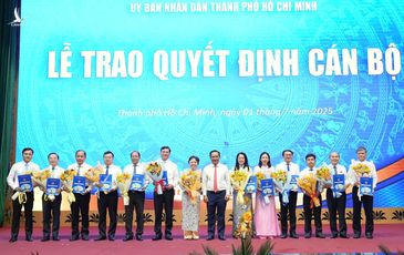 TP HCM bổ nhiệm 14 lãnh đạo sở, ngành sau sáp nhập
