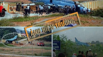 Toàn cảnh vụ máy bay quân sự rơi ở sân bay Yên Bái