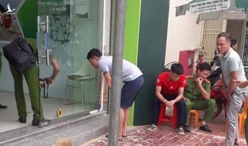 Cướp ngân hàng, bảo vệ Vietcombank bị bắn trọng thương