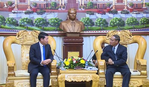 Việt Nam – Lào tăng cường hợp tác trong lĩnh vực an ninh