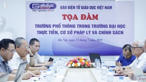 Tọa đàm trường phổ thông trong trường đại học – thực tiễn, pháp lý và chính sách