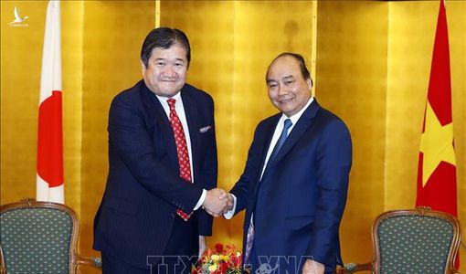 Thủ tướng tiếp lãnh đạo một số tập đoàn Nhật Bản đầu tư, kinh doanh tại Việt Nam