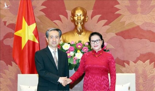 Chủ tịch Quốc hội Nguyễn Thị Kim Ngân tiếp Đại sứ Trung Quốc