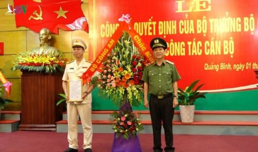 Đại tá Trần Hải Quân được bổ nhiệm làm Giám đốc CA tỉnh Quảng Bình