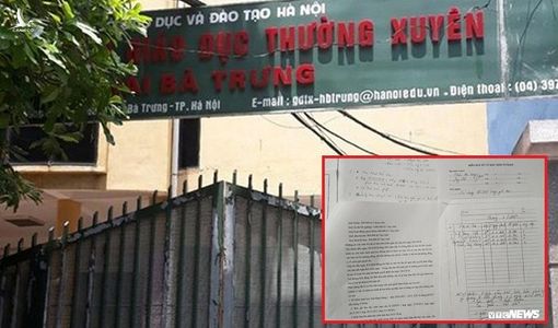 Trung tâm GDTX Hai Bà Trưng có trả lại tiền thu sai cho phụ huynh?