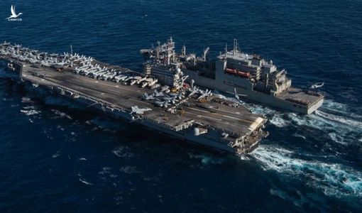 Tàu sân bay USS Ronald Reagan tuần tra Biển Đông sau khi rời vịnh Manila