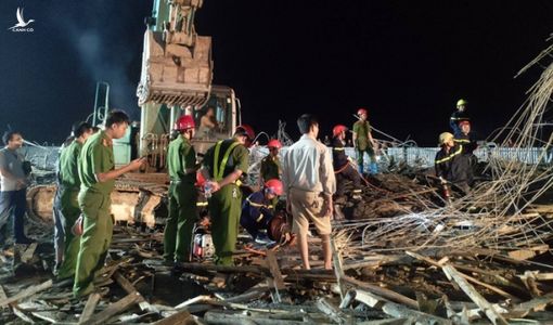 Vụ sập giàn giáo làm 8 người bị thương và mất tích: Công trình ở cây xăng xây dựng trái phép