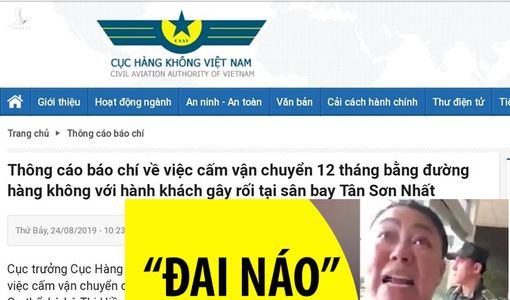 Nữ công an đại náo Tân Sơn Nhất bị cấm bay 12 tháng