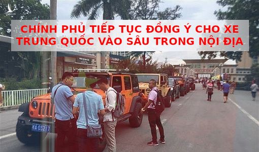 Chính phủ đồng ý cho xe Trung Quốc đi sâu vào nội địa Việt Nam qua cửa khẩu Móng Cái