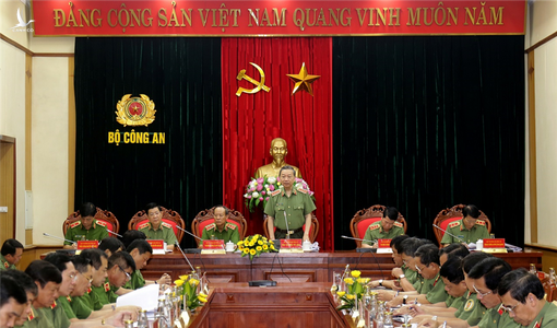Bộ Công an giao ban đánh giá tình hình, kết quả công tác công an tháng 8/2019