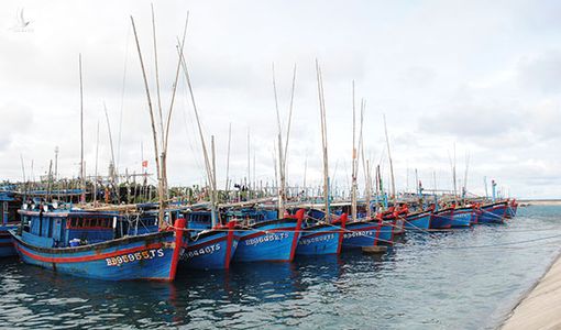 14 tàu cá Quảng Bình bị mất liên lạc khi vào trú bão bên Trung Quốc