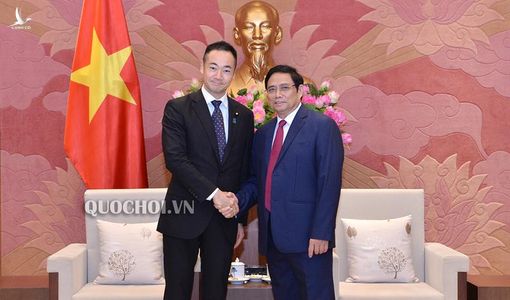Trưởng ban Tổ chức Trung ương Phạm Minh Chính tiếp Thứ trưởng Bộ Tài chính Nhật Bản