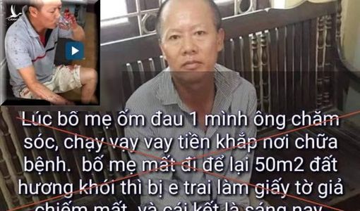 Bịa chuyện Nguyễn Văn Đông thảm sát cả nhà em trai vì bị làm giấy tờ giả cướp đất