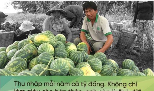 Anh nông dân kiếm tiền tỷ mỗi năm, ‘bảo lãnh’ cho cả xóm làm giàu