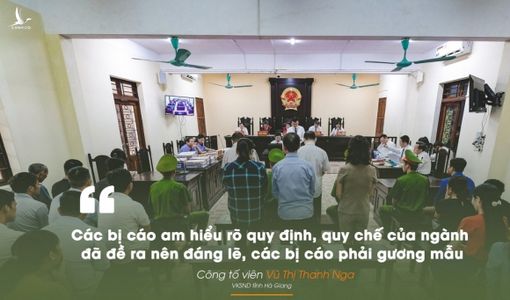 Những câu nói “gây sốc” trong xét xử vụ án nâng điểm thi Hà Giang