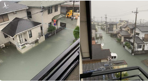 Hình ảnh ‘lũ lụt không cọng rác’ ở Nhật Bản gây sốt