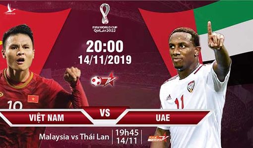 Xem trực tiếp bóng đá trận Việt Nam – UAE
