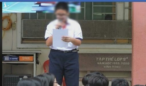 “Bắt học sinh kiểm điểm giữa trường rồi quay clip đưa lên mạng là phản cảm”