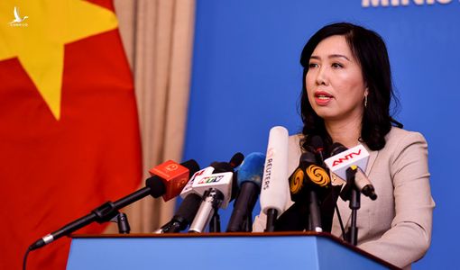 Bộ Ngoại giao thông tin Trung Quốc điều tàu hải cảnh vào thềm lục địa Việt Nam