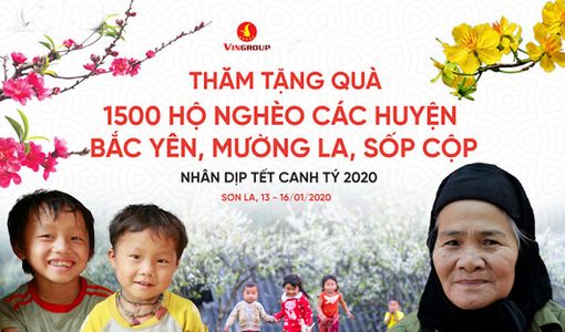 1.500 suất quà Tết cùng hoa đào, hoa mận tại 6 xã khó khăn của Sơn La