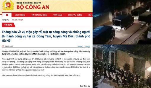 Mưu mô nhảy vào can thiệp nội bộ Việt Nam nhân vụ Đồng Tâm nhìn từ báo chí nước ngoài