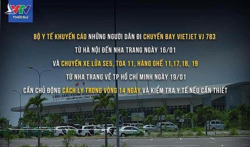 Bộ Y tế khuyến cáo về hành khách có nguy cơ lây nhiễm viêm phổi cấp