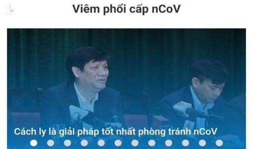 Bộ Y tế công bố App Sức khỏe Việt Nam về virus Corona