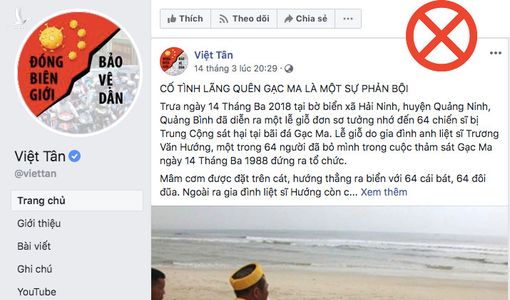 “Tưởng niệm” những chiến sĩ đã ngã xuống hay mượn cớ phá hoại Tổ quốc?