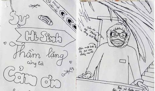 14 ngày cách ly qua ký họa của một du học sinh về nước