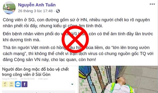 Lấy cái chết của đồng bào để bịa chuyện “Việt Nam giấu dịch” – Quá độc ác!