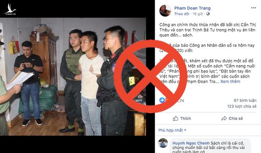 Phạm Đoan Trang đừng cố tình bao che cho tội phạm