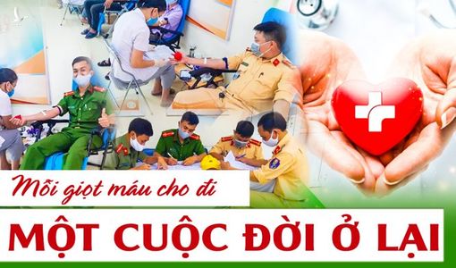 Hơn 40.000 đơn vị máu không phải là tất cả những gì các chiến sỹ đã cho đi