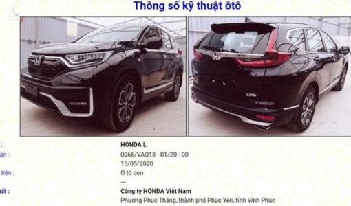 Rò rỉ hình ảnh Honda CR-V 2020 lắp ráp tại Việt Nam