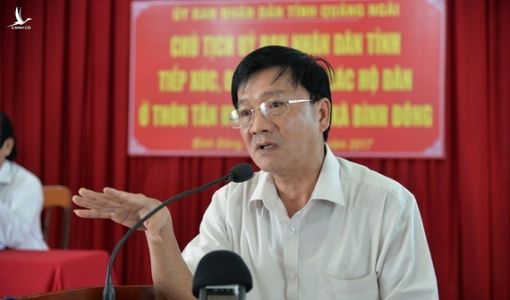 Chủ tịch tỉnh Quảng Ngãi lý giải việc gửi đơn xin từ chức lên Bộ Chính trị