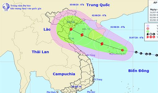 Áp thấp nhiệt đới khả năng thành bão, hướng vào Bắc Bộ và Bắc Trung Bộ