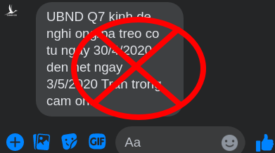 Phạt 15 triệu đồng với kẻ giả danh UBND quận phát tin nhắn yêu cầu người dân ‘treo co’ từ 30/4-3/5