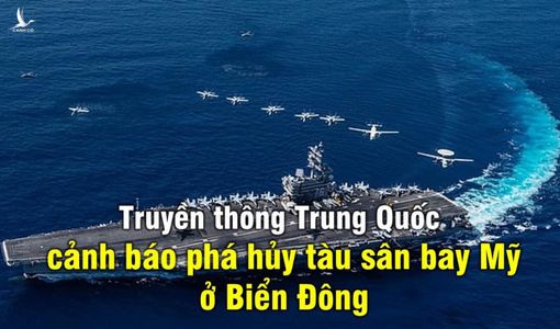 Báo Trung Quốc: Sự xuất hiện của 2 tàu sân bay Mỹ tại khu vực Biển Đông khiến họ “thêm vui”