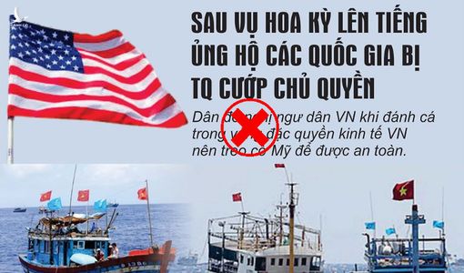 Lời đề nghị ngư dân Việt nên treo cờ Mỹ để hù Trung Quốc