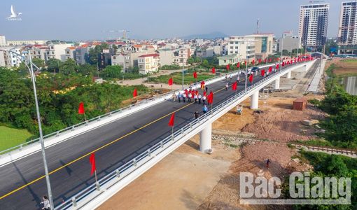 Bắc Giang: Khánh thành cầu vượt Xương Giang tạo sự phát triển mạnh mẽ
