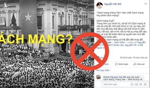 Cách Mạng tháng 8 năm 1945 và “Cách Mạng tháng 8” năm 2020