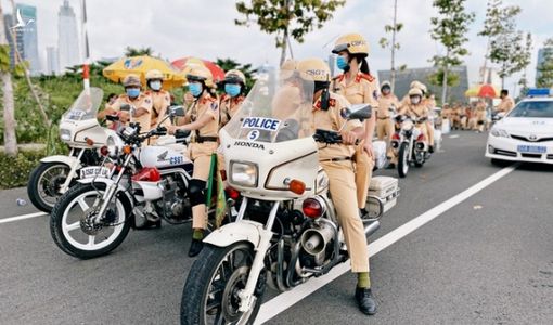TPHCM: Ngày 25/8 ra mắt đội hình nữ cảnh sát giao thông dẫn đoàn
