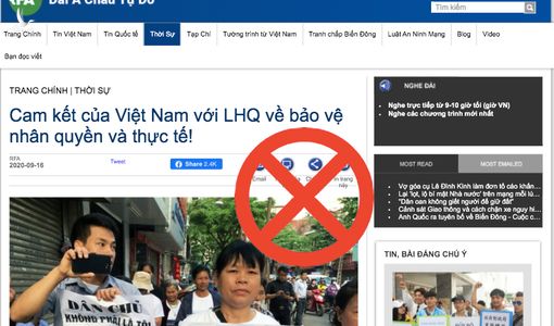 Xin nói cho RFA rõ Việt Nam cam kết và thực hiện nhân quyền như thế nào!