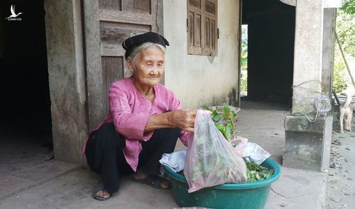 Cụ bà 84 tuổi xin thoát nghèo được khen thưởng trong phong trào thi đua yêu nước