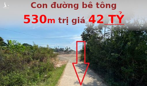 Tạm dừng dự án đường bê tông huyện 530m tốn đến 46 tỷ đồng ở Quảng Ngãi