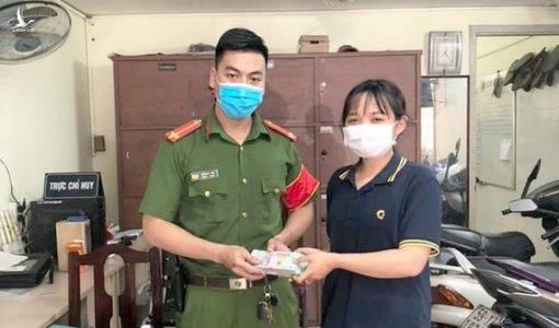 Nữ sinh nhặt được gần 200 triệu đồng giao cho công an