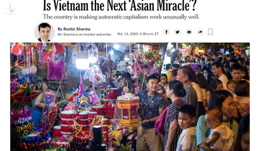 New York Times: Việt Nam có phải là ‘Kỳ tích châu Á’ tiếp theo?