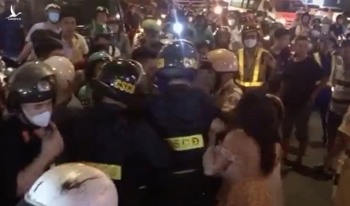 Nam thanh niên xô xát với CSGT bị phạt 7 triệu đồng